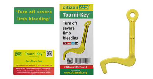citizenAID launch new life saving Tourni-Key