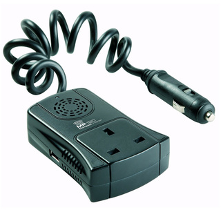 Compact Inverter with USB Socket - 12v DC - 240v AC, 120w