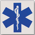 Star of Life Reflective Decals