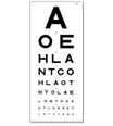 6 Metres AOE Eye Test Chart