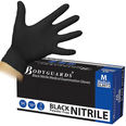 Tactical Black Nitrile Gloves Small - Box of 100