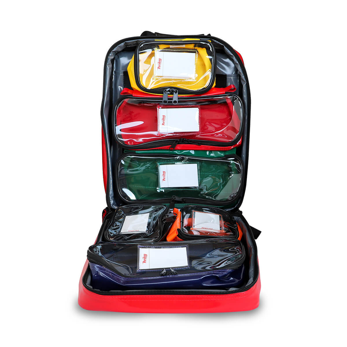 SP Parabag Medic Rucksack with Pouches - TPU, 13l, Red SP Parabag Medic Rucksack with Pouches - TPU, 13l, Red