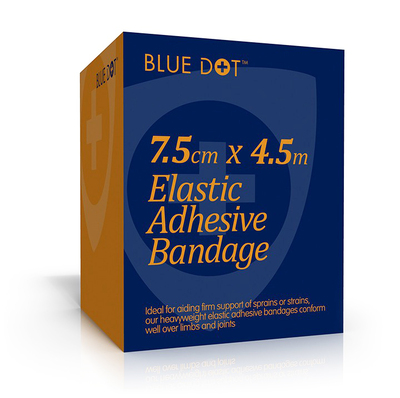 Steroplast Elastic Adhesive Bandage 7.5cm x 4.5m - Single