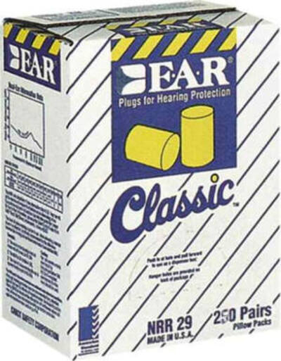 E.A.R. Classic Plugs - Box of 250 Pairs