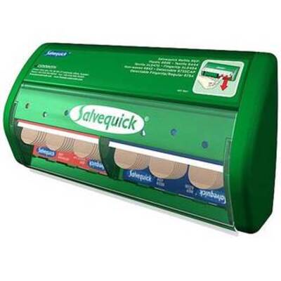 Salvequick Plaster Dispenser with Textile and Plastic Plasters