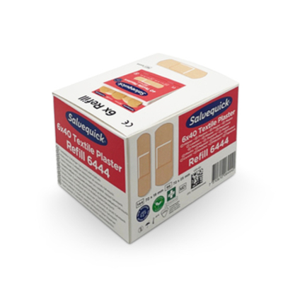 Salvequick textile / Fabric Refill Pack (40) - Case of 6 Boxes