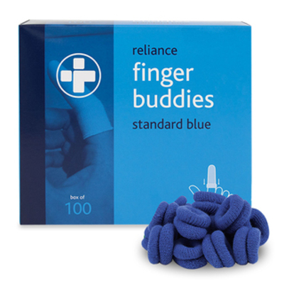 Finger Bob, Blue - Standard - Box of 100