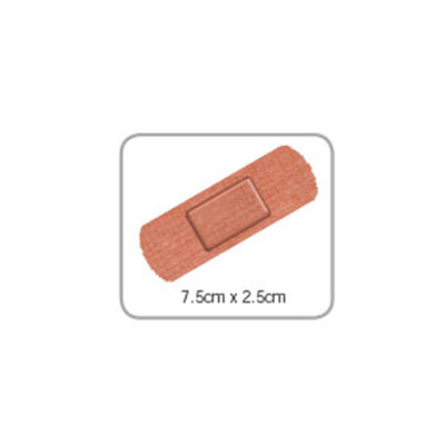 Microplast Fabric Plasters 7.5cm x 2.5cm (Box 100)