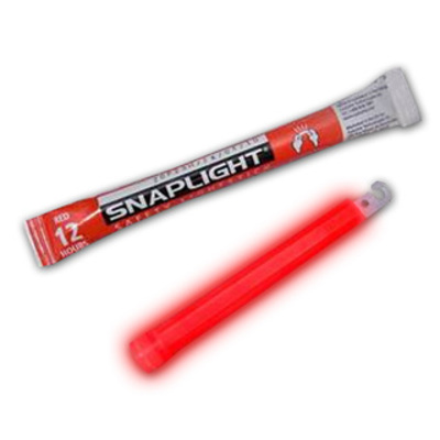 Cyalume SnapLight Lightstick  -  15cm - Red, 12 Hour