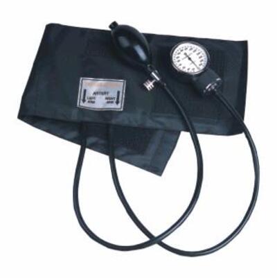 ClipOn Twin Tube Aneroid Sphyg Black