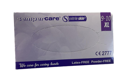 Nitrile Powder-Free Examination Gloves Lavender-Blue Extra Large x90