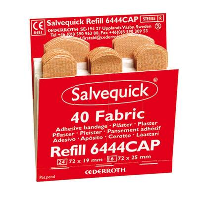 Salvequick textile / Fabric Refill Pack (40) - Single Box