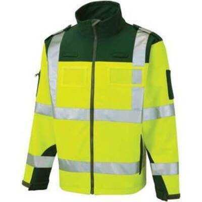 Ambulance Soft Shell Hi-Vis Jacket - Yellow/Green Small 86cm - 94cm