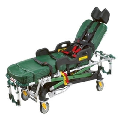 Ferno Pegasus Ambulance Trolley - With Green Mattress