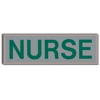 Large Reflective Badge Nurse