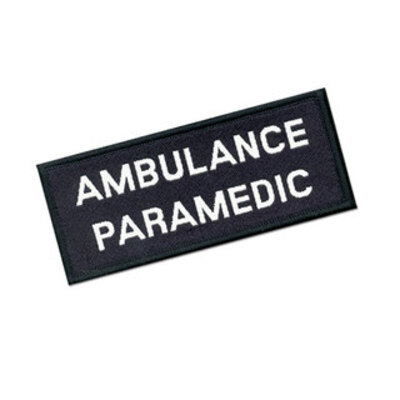 Cloth Badge - Ambulance Paramedic - Navy Blue