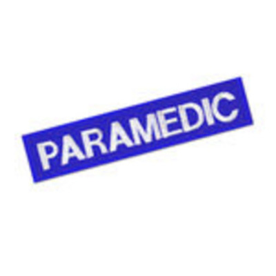 Cloth Badge - Paramedic - Royal Blue