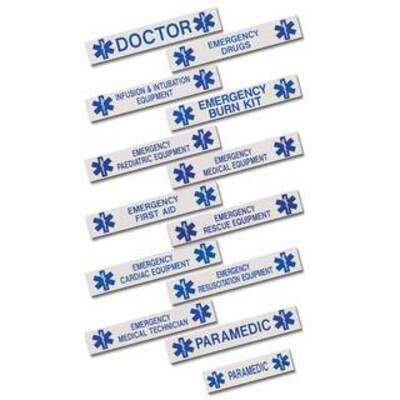 Star of Life Case Sticker - Emergency Burn Kit