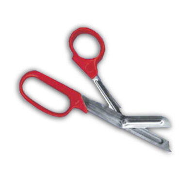 Tuf Cut Heavy Duty Shears - Red - Flat Blade